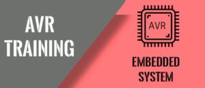 Students learning AVR Microcontroller programming at The Core Systems Chandigarh during certified embedded systems training with hands-on practical sessions.
