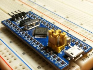 Students working on ARM Microcontroller projects during practical embedded system training sessions at The Core Systems Chandigarh using NXP LPC ARM boards.
